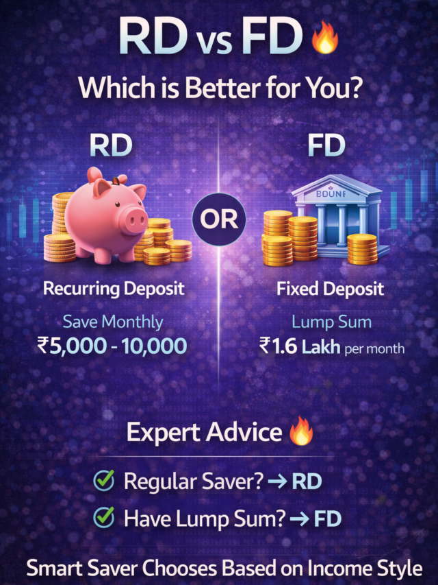 RD vs FD investment comparison